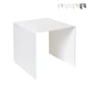 Tavolino moderno da salotto in plexiglass trasparente 40x40cm 80'S Small Promozione