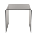 Tavolino da salotto moderno in plexiglass trasparente 50x40x50cm 80'S Big Offerta