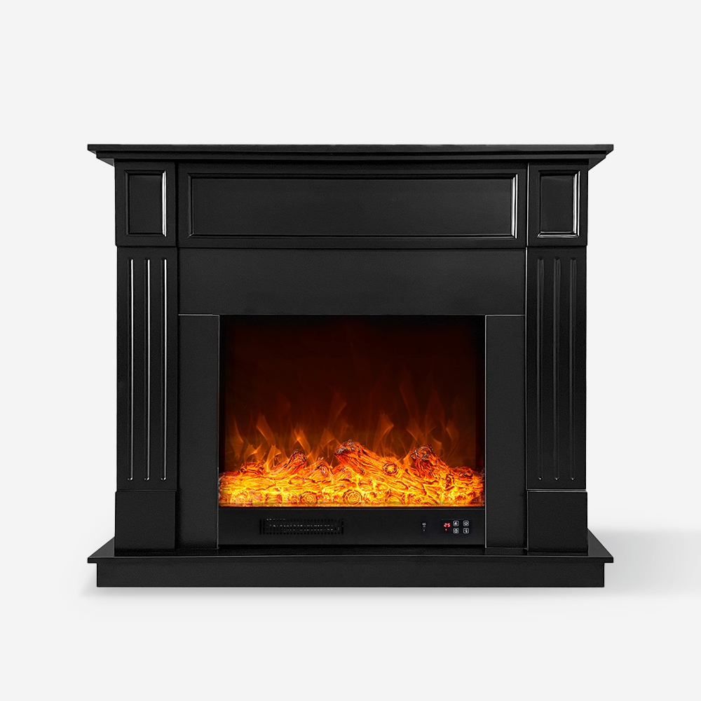 Camino elettrico con cornice nera stufa a basso consumo 1500W Göteborg N Promozione Camino elettrico con cornice nera stufa a basso consumo 1500W Göteborg N Promozione