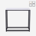 Consolle moderna mobile ingresso in metallo 80x30x75cm Nigel Promozione