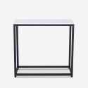 Consolle moderna mobile ingresso in metallo 80x30x75cm Nigel Caratteristiche