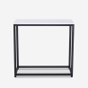Consolle moderna mobile ingresso in metallo 80x30x75cm Nigel Caratteristiche