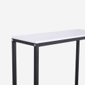 Consolle moderna mobile ingresso in metallo 80x30x75cm Nigel Misure