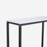 Consolle moderna mobile ingresso in metallo 80x30x75cm Nigel Misure