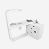 Tavolo estetista manicure professionale con aspiratore e luce LED Quasar Saldi