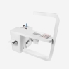 Tavolo estetista manicure professionale con aspiratore e luce LED Quasar Sconti