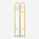 Appendiabiti angolare da terra per ingresso con ripiani salvaspazio Shiney Offerta