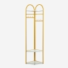 Appendiabiti angolare da terra per ingresso con ripiani salvaspazio Shiney Offerta
