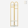 Appendiabiti angolare da terra per ingresso con ripiani salvaspazio Shiney Promozione