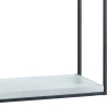 Mensola da parete quadrata in metallo 40x40 con 4 ripiani Vanity 2 Offerta