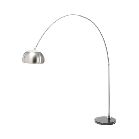 Lampe en arc en métal avec base en marbre h220 cm Bow Promotion