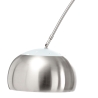 Lampada da terra ad arco in metallo con base in marmo h220 cm Bow Offerta