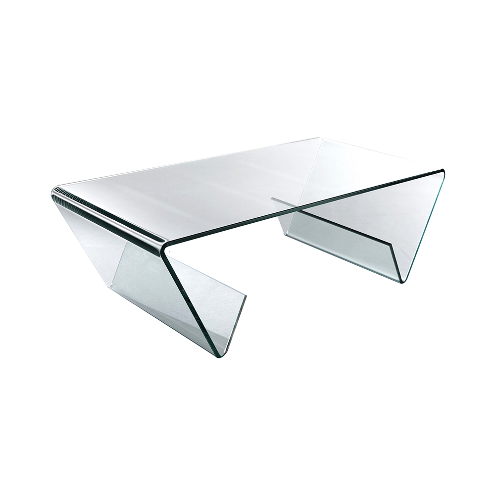 Tavolino da salotto in vetro 110x55cm con vano portariviste Pyramid Promozione Tavolino da salotto in vetro 110x55cm con vano portariviste Pyramid Promozione