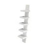 Libreria da parete moderna di design con 5 ripiani h155cm Erie White Promozione