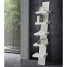 Libreria da parete moderna di design con 5 ripiani h155cm Erie White Vendita