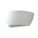Applique da parete moderna in ceramica bianca minimal Salem Promozione