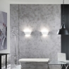 Applique da parete moderna in ceramica bianca minimal Salem Vendita