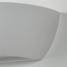 Applique da parete moderna in ceramica bianca minimal Salem Saldi