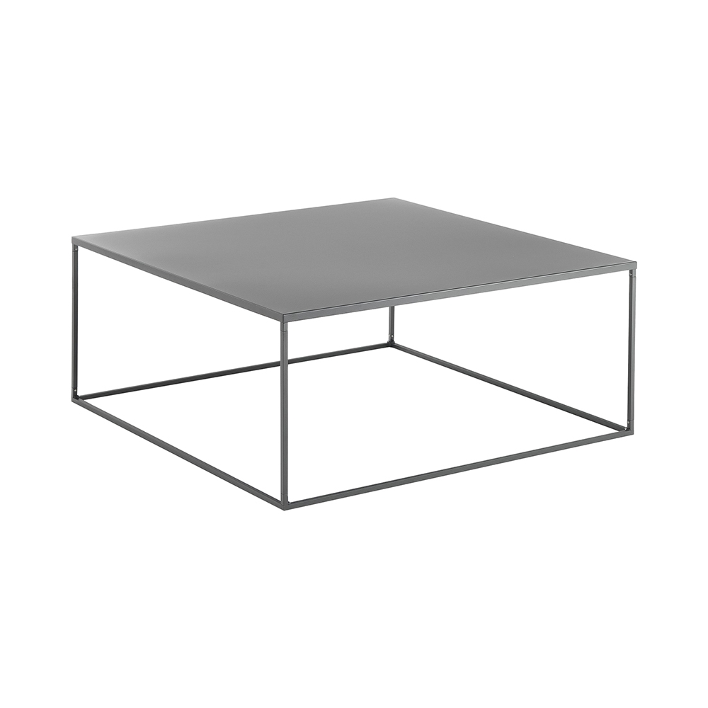 Table basse en métal gris anthracite 80x80cm Omaha bis Promotion Table basse en métal gris anthracite 80x80cm Omaha bis Promotion