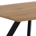 Tavolo da pranzo 160x90cm moderno in legno 8 posti Torrance Offerta