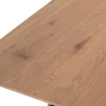 Tavolo da pranzo 160x90cm moderno in legno 8 posti Torrance Saldi