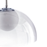 Lampadario a sospensione da soffitto con paralume trasparente Brisbane Offerta