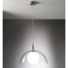 Lampadario a sospensione da soffitto con paralume trasparente Brisbane Saldi