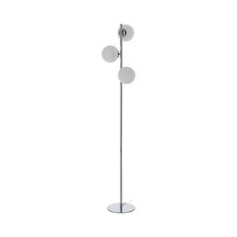 Lampada da terra moderna con 3 paralumi direzionabili h160 cm Roebuck Promozione