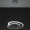 Lampadario a sospensione moderno a led e cavo regolabile Ø50 cm Howick Sconti