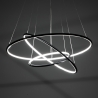 Lampadario a sospensione a led con anelli intrecciati Ø80 cm Kering Vendita