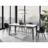 Lampadario a sospensione a led con anelli intrecciati Ø80 cm Kering Catalogo