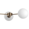 Lampadario a sospensione con 6 luci di design in metallo e vetro Cardy Catalogo