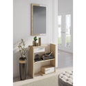 Mobile da ingresso in legno con specchio 2 cassetti e mensole Most Wood Vendita