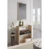 Mobile da ingresso in legno con specchio 2 cassetti e mensole Most Wood Vendita