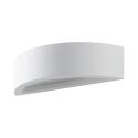 Applique da parete moderna in gesso bianco minimal 30cm Tony Promozione