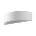 Applique da parete moderna in gesso bianco minimal 30cm Tony Promozione