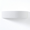 Applique da parete moderna in gesso bianco minimal 30cm Tony Saldi