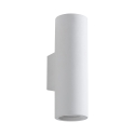 Applique da parete moderna a cilindro in gesso bianco Tony-B Promozione