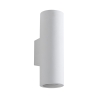 Applique da parete moderna a cilindro in gesso bianco Tony-B Promozione