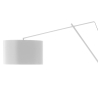 Lampada da terra bianca regolabile in metallo h210 cm Sayonara White Offerta