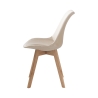 Set 4 sedie in velluto stile scandinavo da soggiorno cucina Smart Soft Saldi