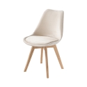 Set 4 sedie in velluto stile scandinavo da soggiorno cucina Smart Soft Offerta