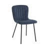 Wohnzimmer- Küchenstühle 4er Set modern aus Stoff Karya 