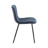 Wohnzimmer- Küchenstühle 4er Set modern aus Stoff Karya 