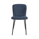Wohnzimmer- Küchenstühle 4er Set modern aus Stoff Karya 