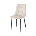 Set 4 sedie da soggiorno cucina in velluto effetto trapuntato Corfù Offerta