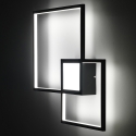Plafoniera design moderno applique da parete geometrica a luce Led Rhos Catalogo