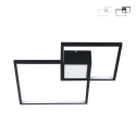 Plafoniera design moderno applique da parete geometrica a luce Led Rhos Promozione