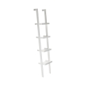 Libreria da parete bianca a scala 4 ripiani moderna h180cm Little Peoria Saldi