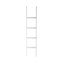 Libreria da parete bianca a scala 4 ripiani moderna h180cm Little Peoria Sconti